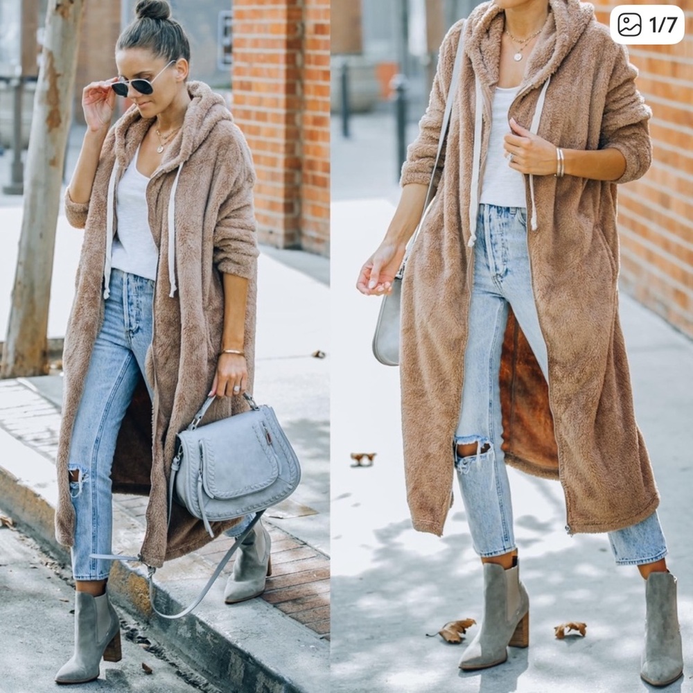 Vici Tan Teddy Jacket
